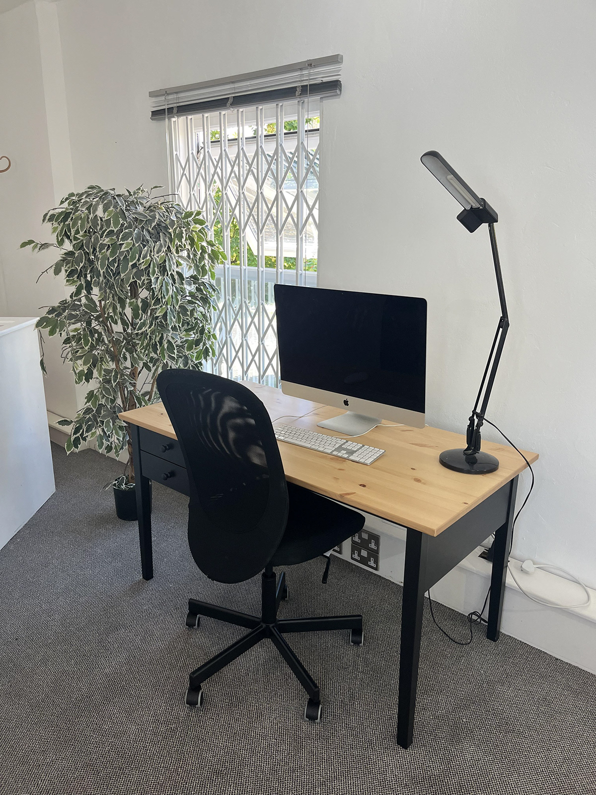 Bright co-working desk space at Stoney Works